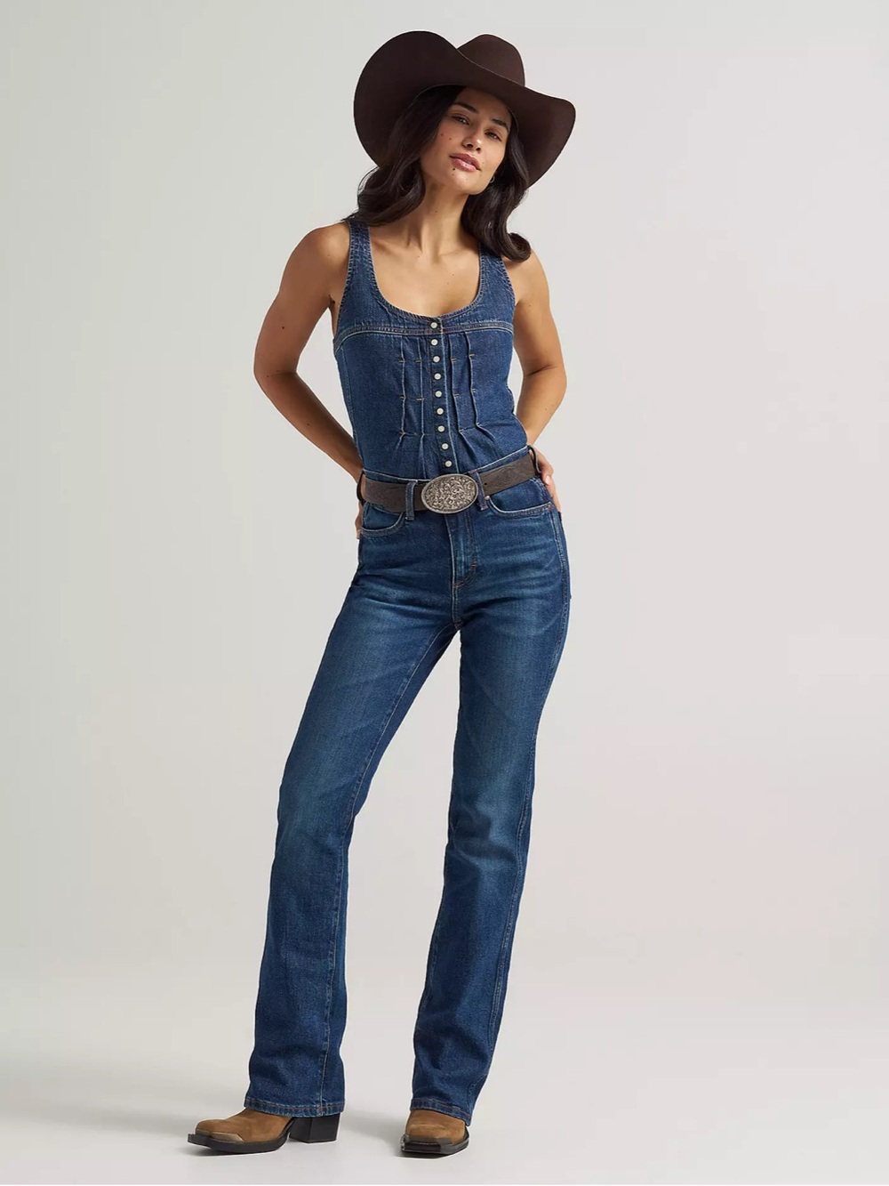 WORN ONCE Wrangler Retro Bailey High Rise Boot Cut Jeans size 26 x 32 - Picture 6 of 16